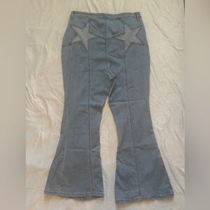 Women's Denim Flared Pants